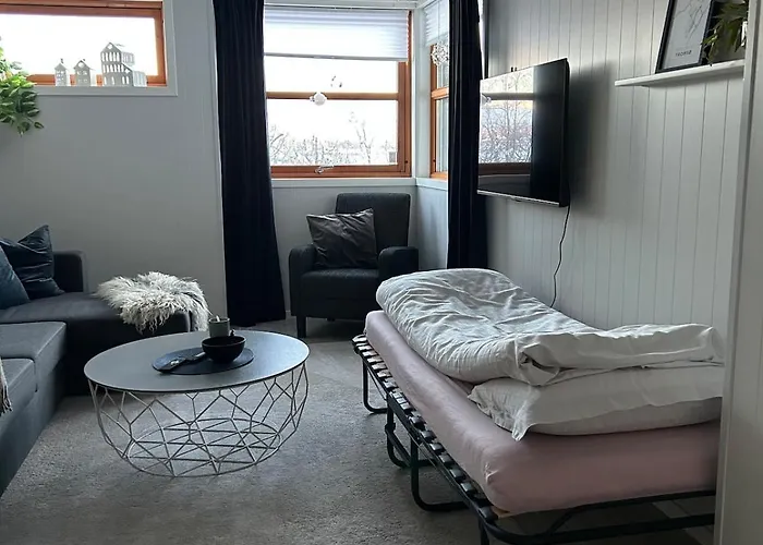 Naert Til Flyplass Naturen Og Sentrum Av Lägenhet Tromsø